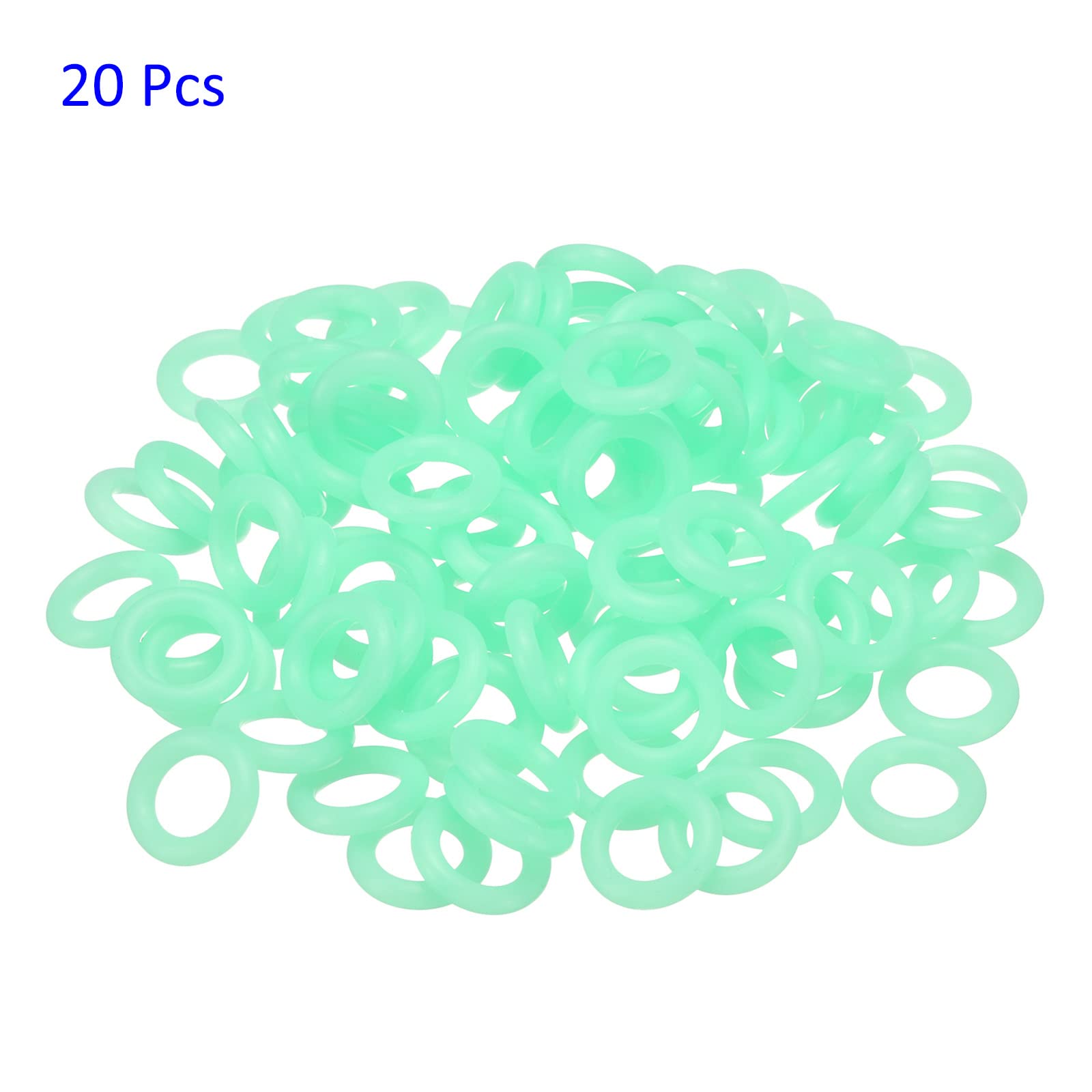 M METERXITY green fluorescent rings prevent trips by marking stakes in low light