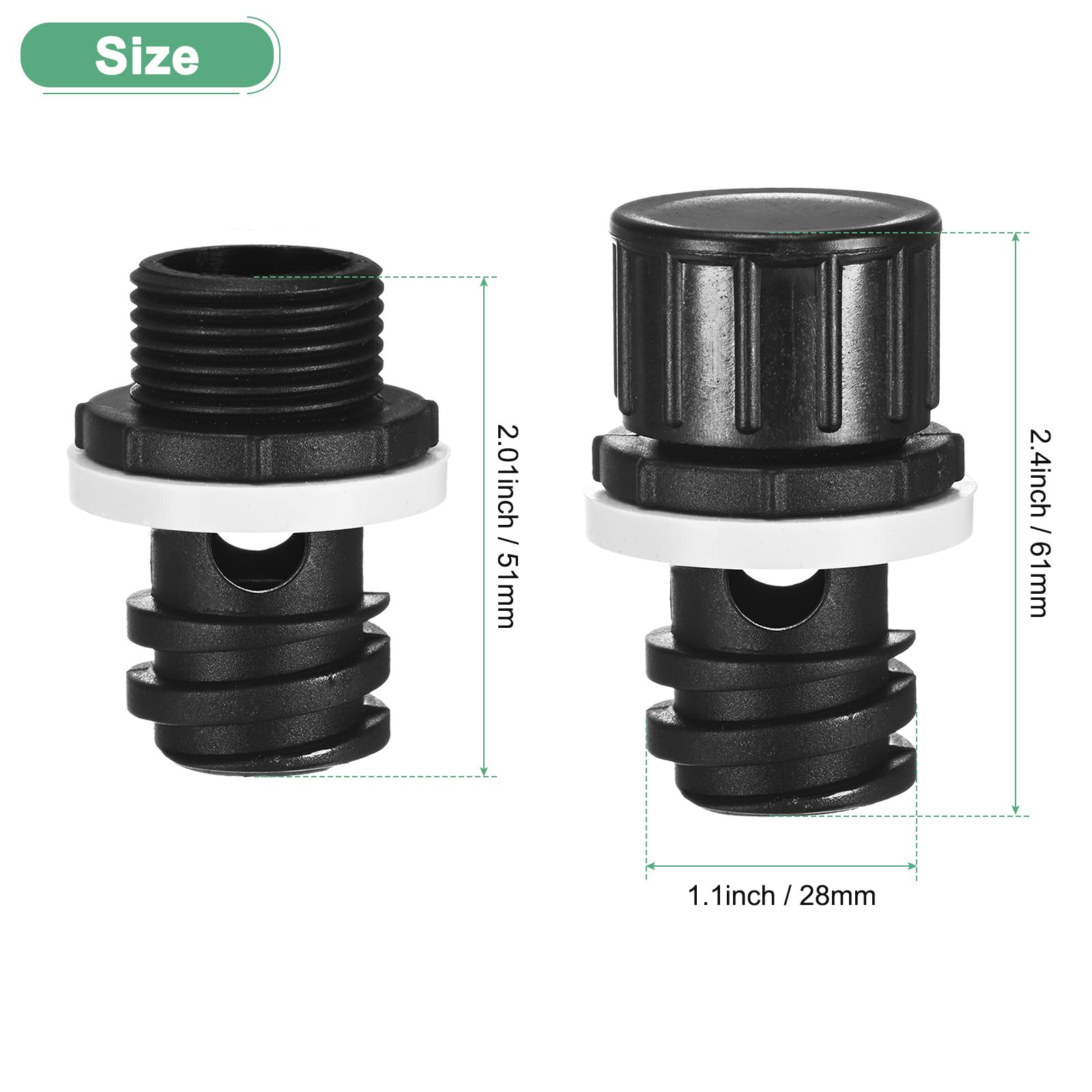M METERXITY thumb-turn design enables partial drain without full disassembly.