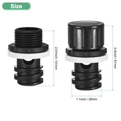 M METERXITY thumb-turn design enables partial drain without full disassembly.