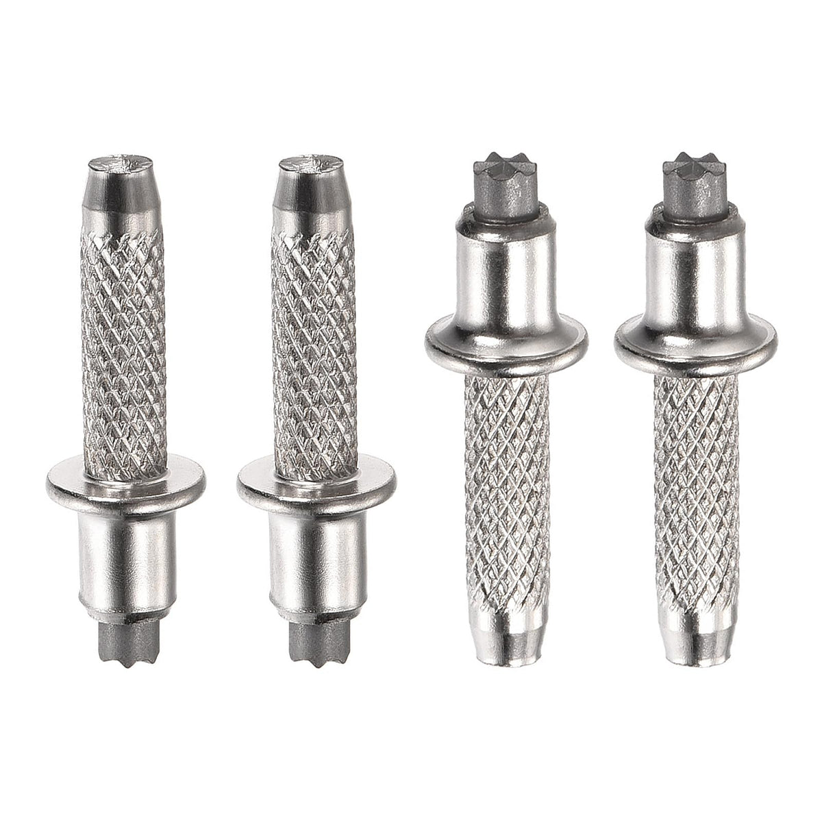 M METERXITY trekking pole tips 10mm-32mm silver pack deliver stable grip on rough terrain.