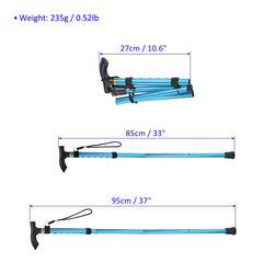 M METERXITY T-shaped grip provides comfortable hold on steep ascents