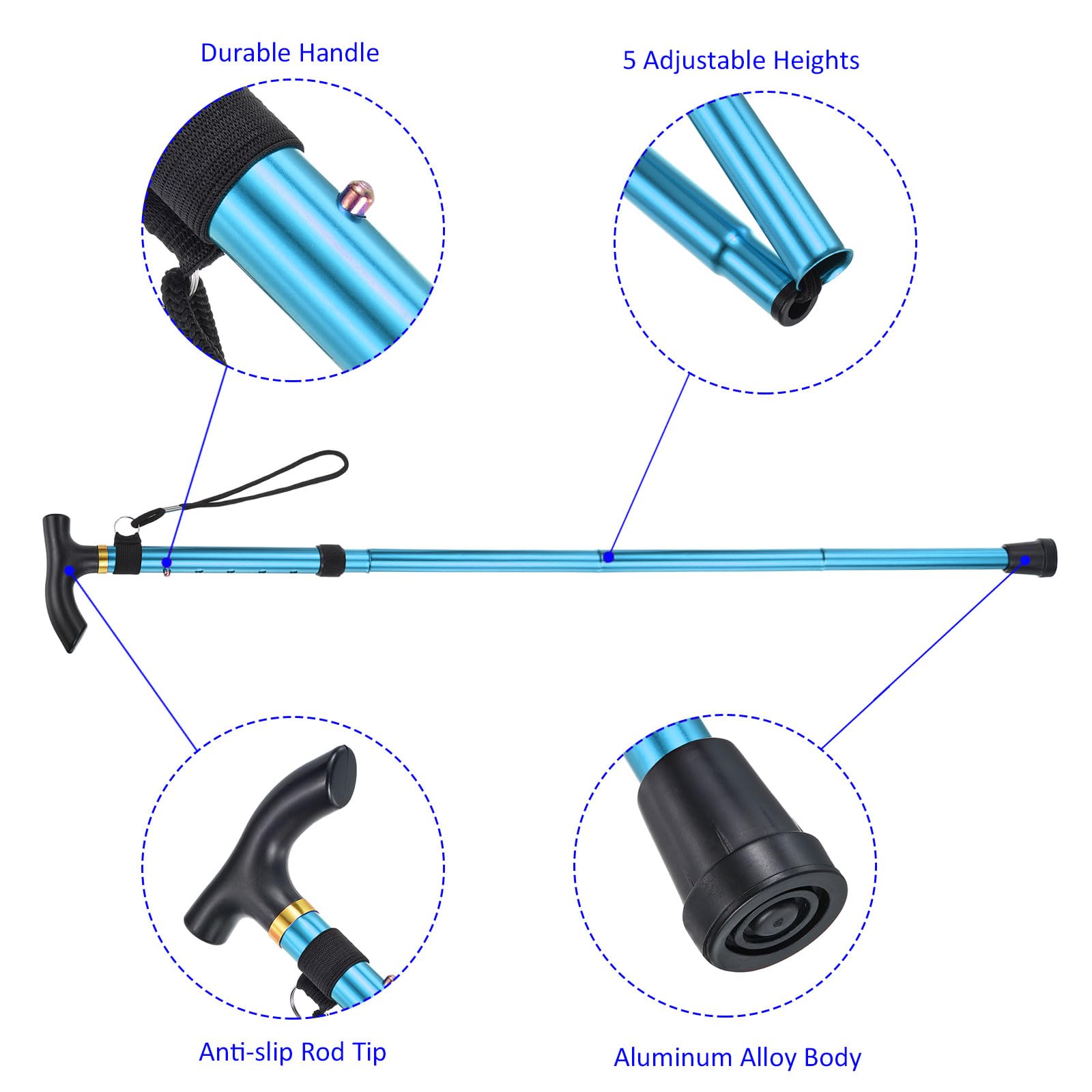 M METERXITY trekking poles come as a compact two-pack for travel