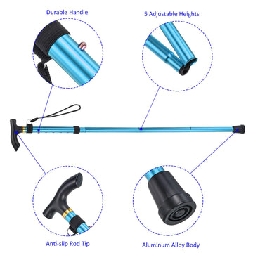 M METERXITY trekking poles come as a compact two-pack for travel