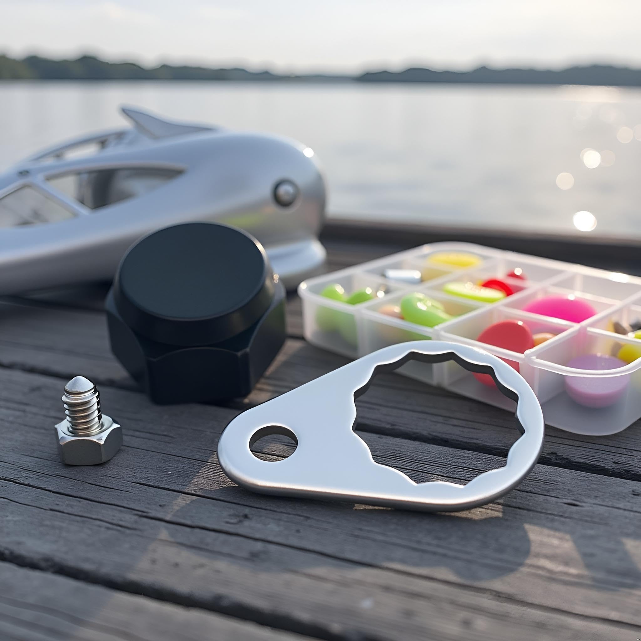 Universal M7 screw and nut set for fishing reel handles