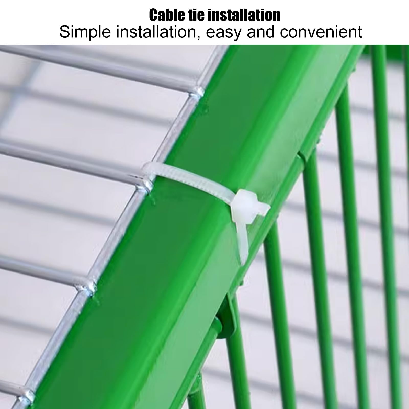 MAAOBR easy-installation pigeon trap uses cable ties for fast setup