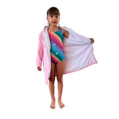 MACAR Waterproof Parka in action during outdoor water sports for kids.
