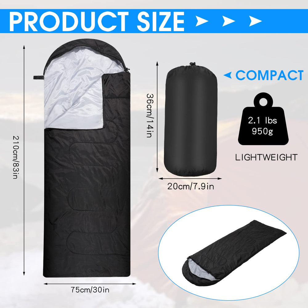 Macarrie 0-degree waterproof sleeping bag outer fabric blocks ground moisture.