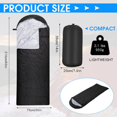 Macarrie 0-degree waterproof sleeping bag outer fabric blocks ground moisture.