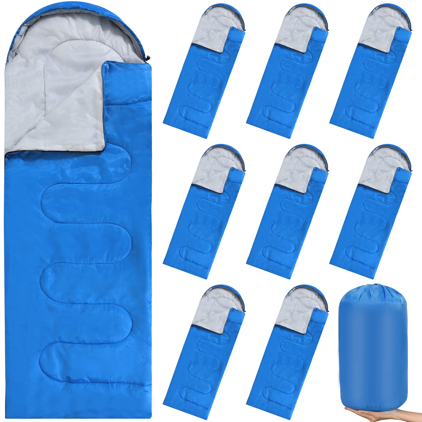 Macarrie bulk sleeping bags package ready for donation drives and shelters.