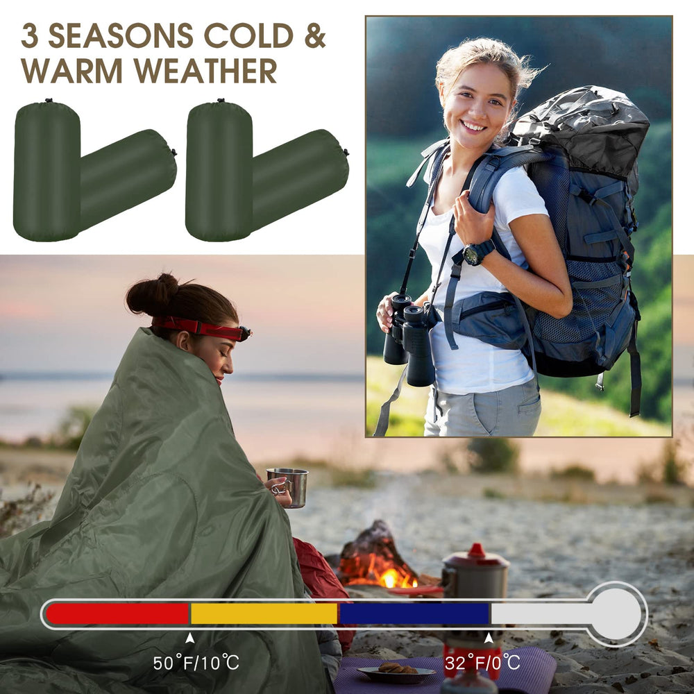 Macarrie sleeping bag features double zipper bottom for foot venting