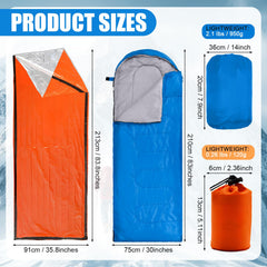 Macarrie emergency sleeping bag polyester film shown as lightweight, waterproof warmth in emergencies
