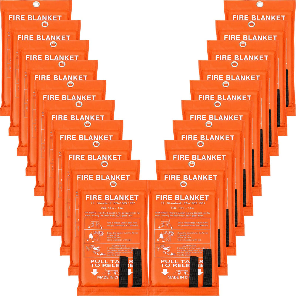 Macarrie fire blanket 20pack roll for bulk emergency storage.