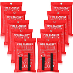 Macarrie fire blanket 47x47 inches ready for quick kitchen safety use (grease fire prevention).
