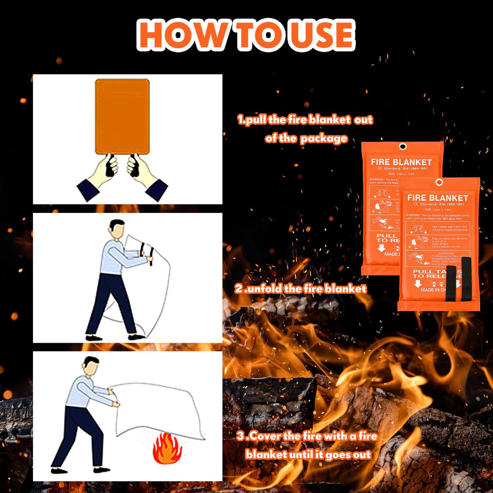 Macarrie fire blanket heat-resistance-550c withstands high temperatures for safety.