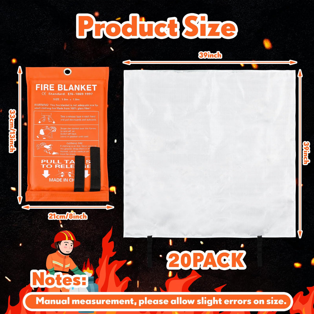 Macarrie fire blanket kitchen-application covering a grease-fire scenario for safety.