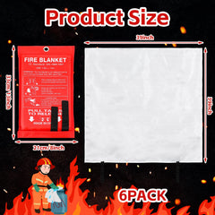 Macarrie fire blanket stored under kitchen counter enables quick emergency access.