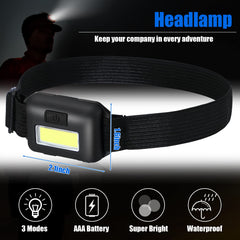 Macarrie headlamp lightweight 1.34 oz with adjustable strap for comfortable wear