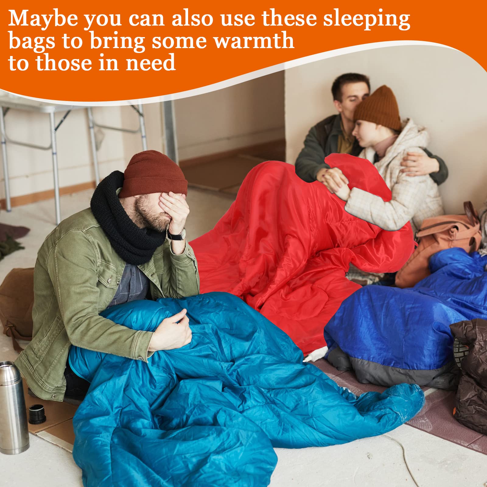 Macarrie sleeping bags bottom zipper allows foot ventilation on warmer nights