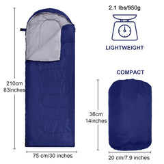Macarrie sleeping bags with compression sack for easy transport on camping trips