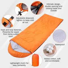 Macarrie sleeping bags feature double bottom zipper for temperature control during chilly nights