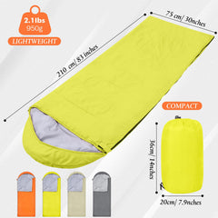 Macarrie sleeping bags half moon hood with drawstring keeps head warm on cold evenings