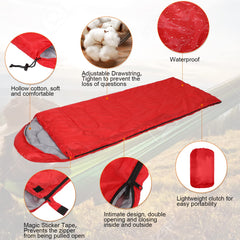 Macarrie sleeping bags hood with drawstring keeps head warm during chilly nights