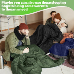 Macarrie sleeping bag with two-way zipper for adjustable ventilation
