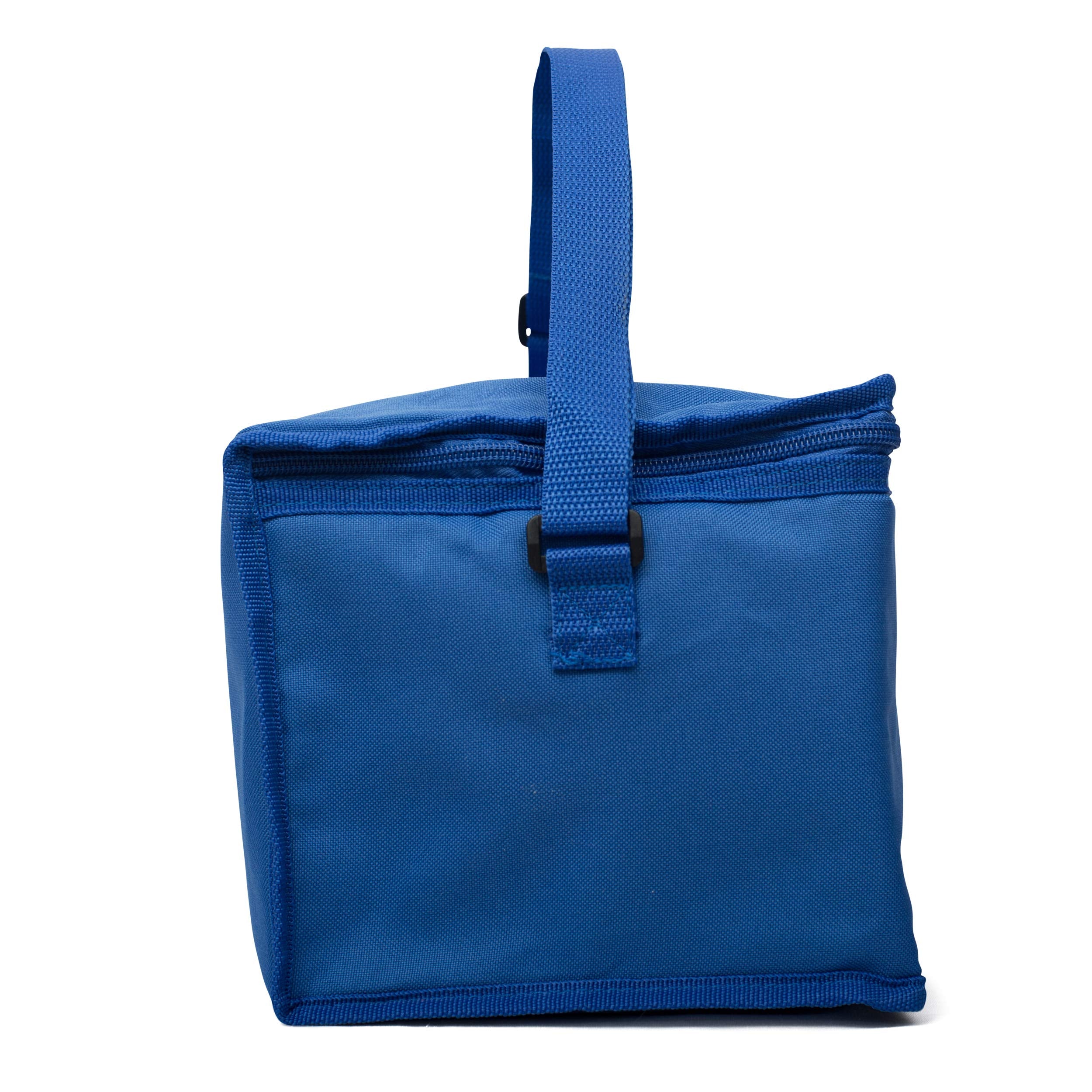 Maccabi Real Madrid licensed cooler bag with adjustable strap for comfortable outdoor carrying.