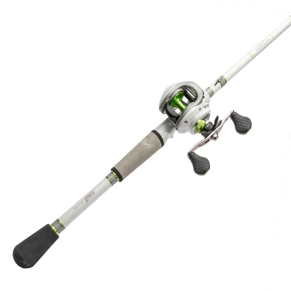 Close-up of MACH 1 reel with 7.5:1 gear ratio