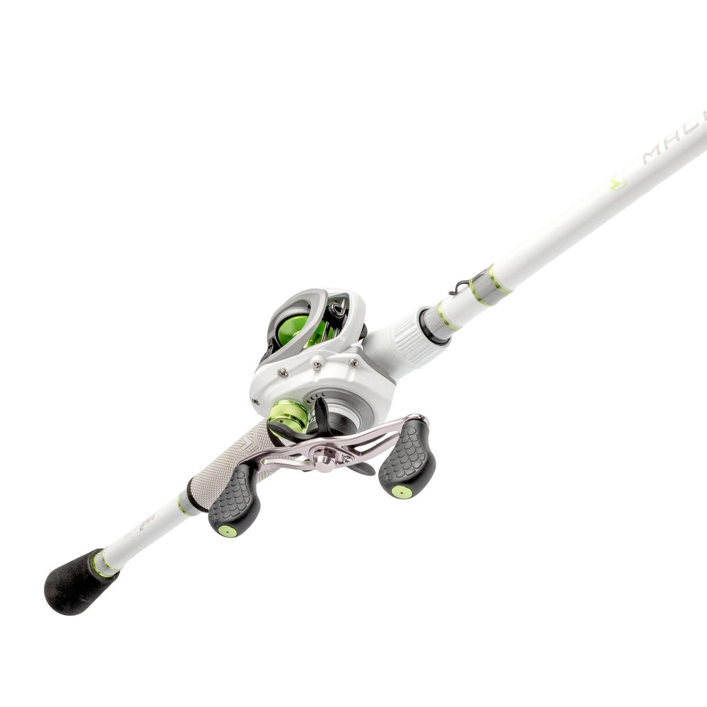 Graphite frame and sideplate of MACH 1 baitcast reel