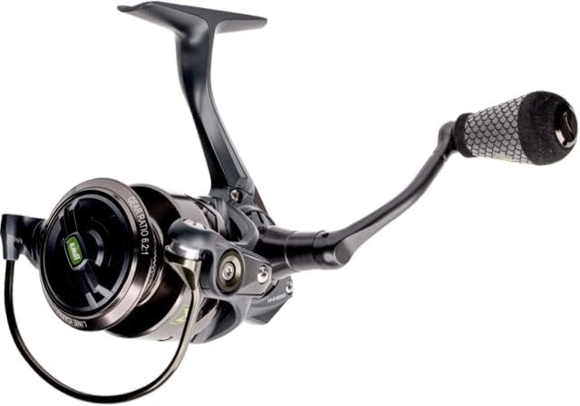 Mach 2 spinning reel spool detail reveals braid-ready design.