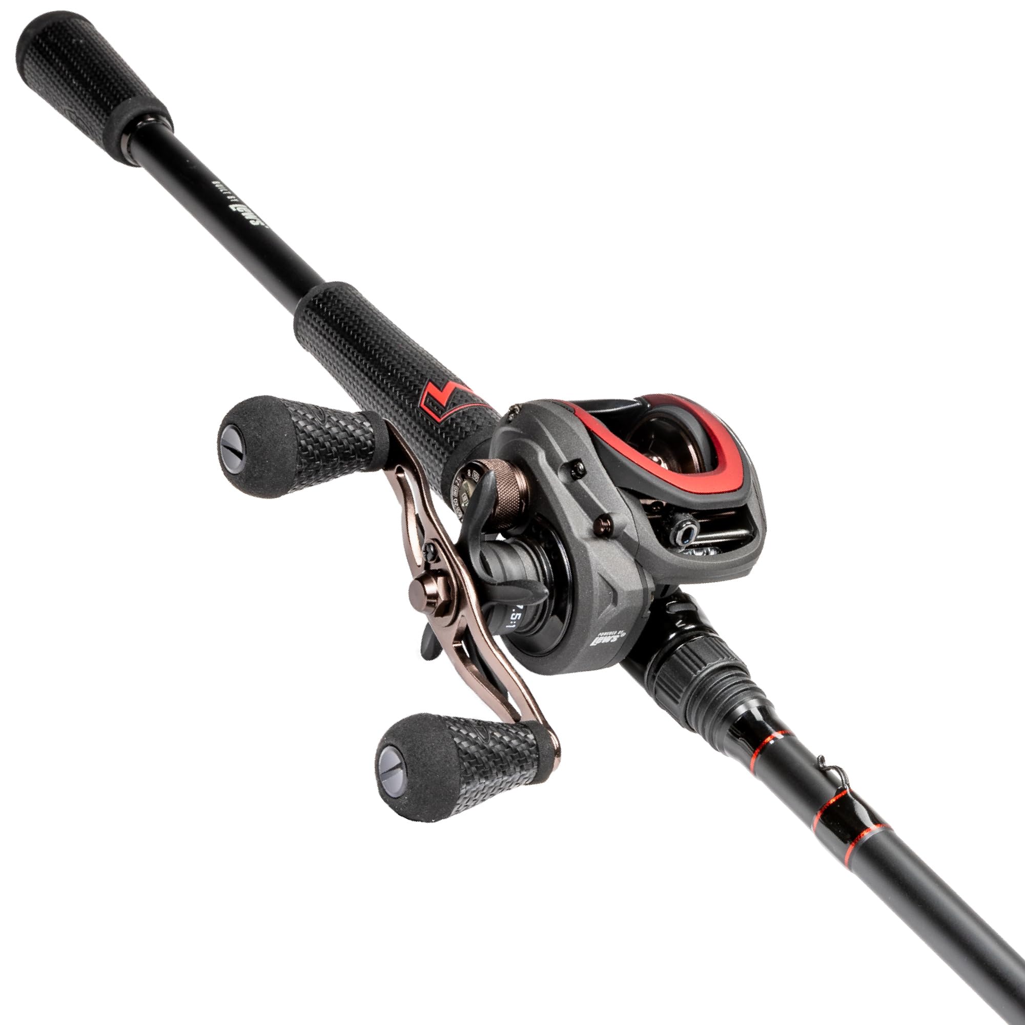 Lew's MACH Jacked 7'0 Med Hvy Fast Right-Hand Baitcast Combo - front view