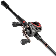 Lew's MACH Jacked 7'0 Med Hvy Fast Right-Hand Baitcast Combo - front view