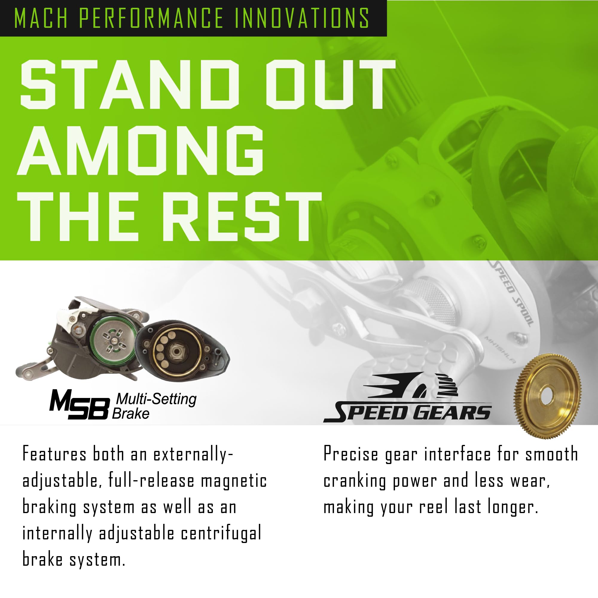 Warranty information for Lew's MACH Jacked Baitcast Combo