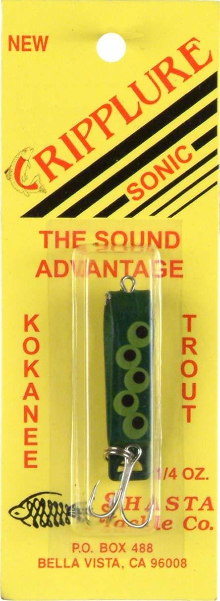 Mack's Lure 40229 Cripplure Glow Glow/Frog lures trout with vibrating action