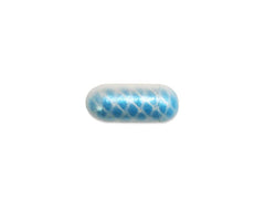 Mack's Lure Cha Floats 90770 in white/blue scale for clearer strike-zone visibility during casting.