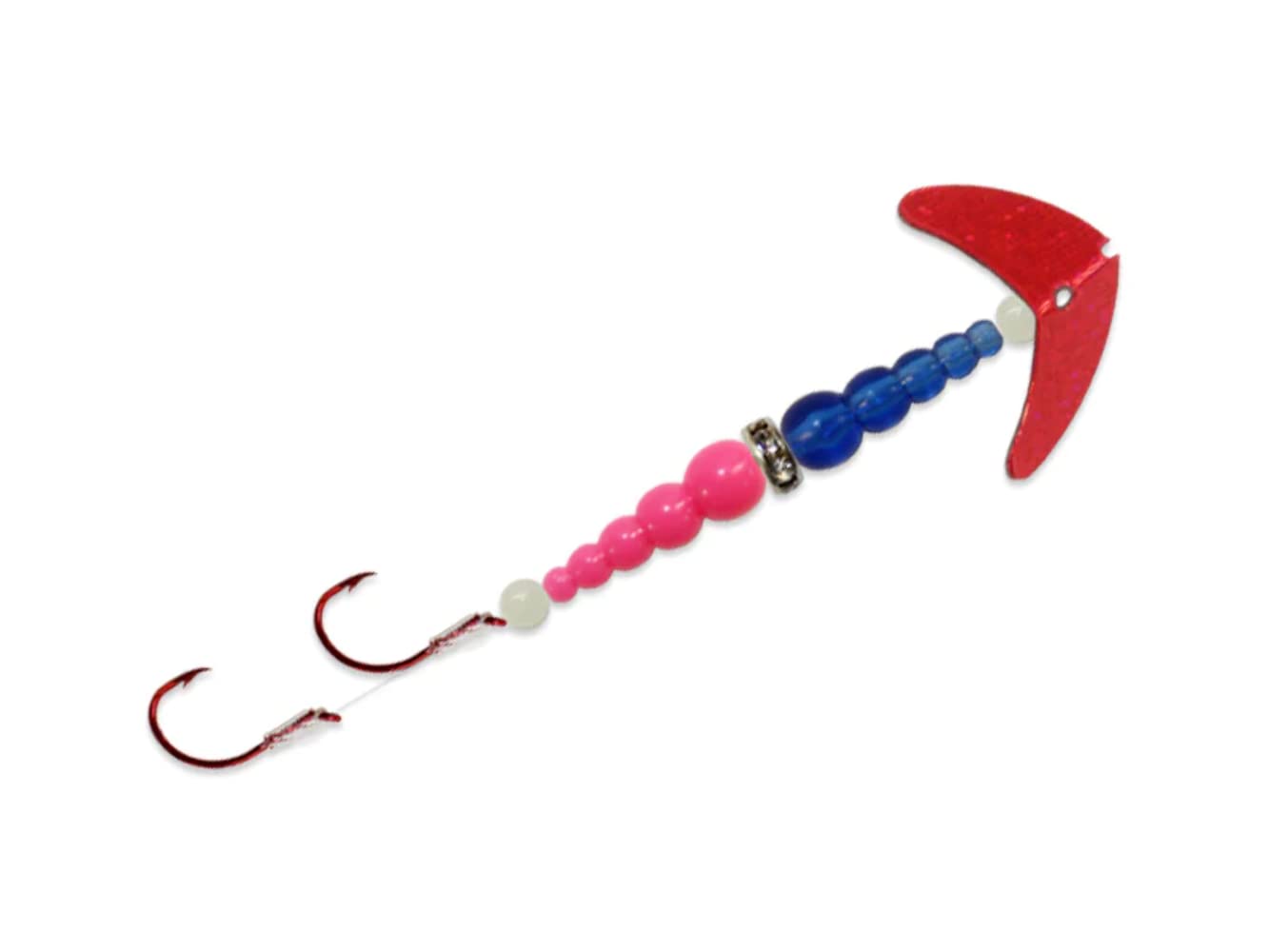 Mack's Lure two-hook setup ready for soft-mouthed bites.