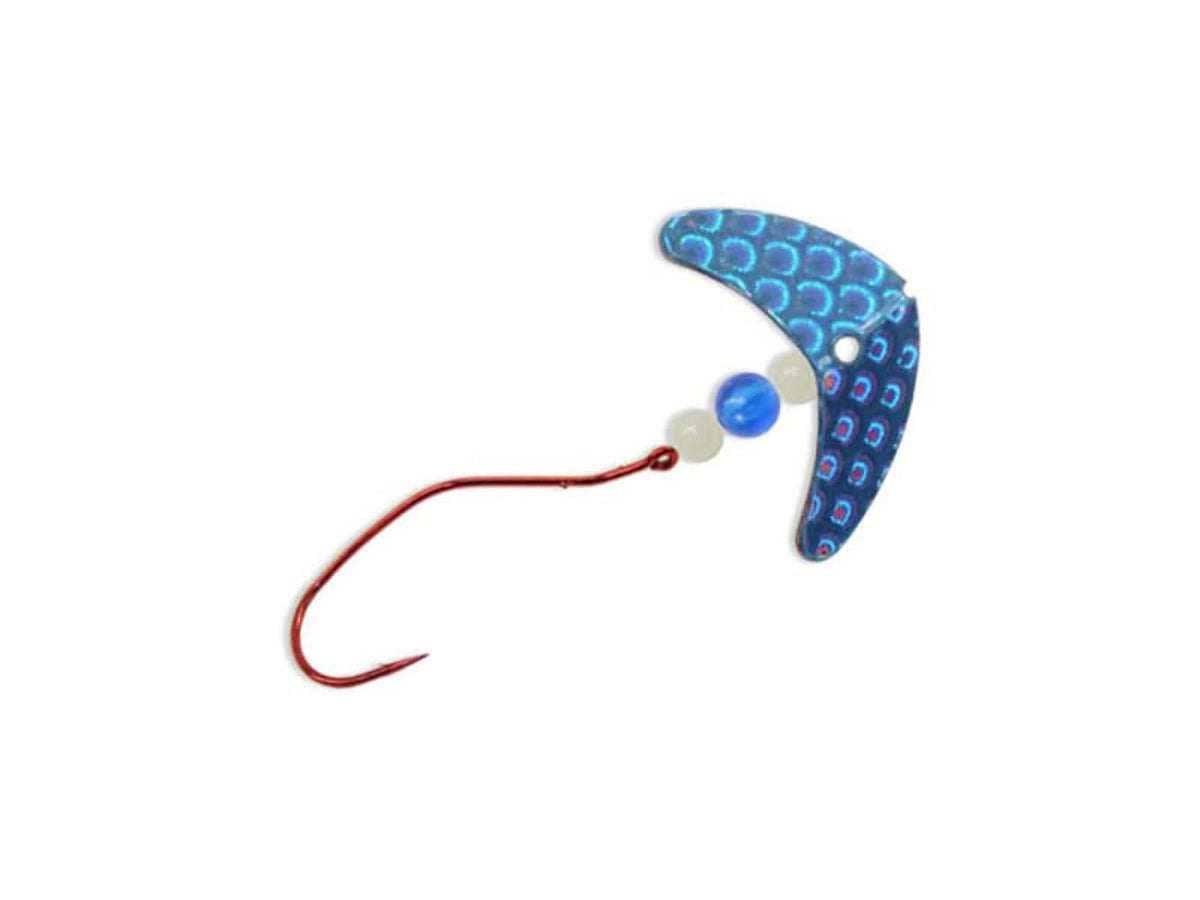 Mack's Lure Smile Blade Slow Death rig with spinning bait attracts walleye