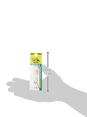 Mack's Lure clear high UV hoochie enhances visibility and lure profile.