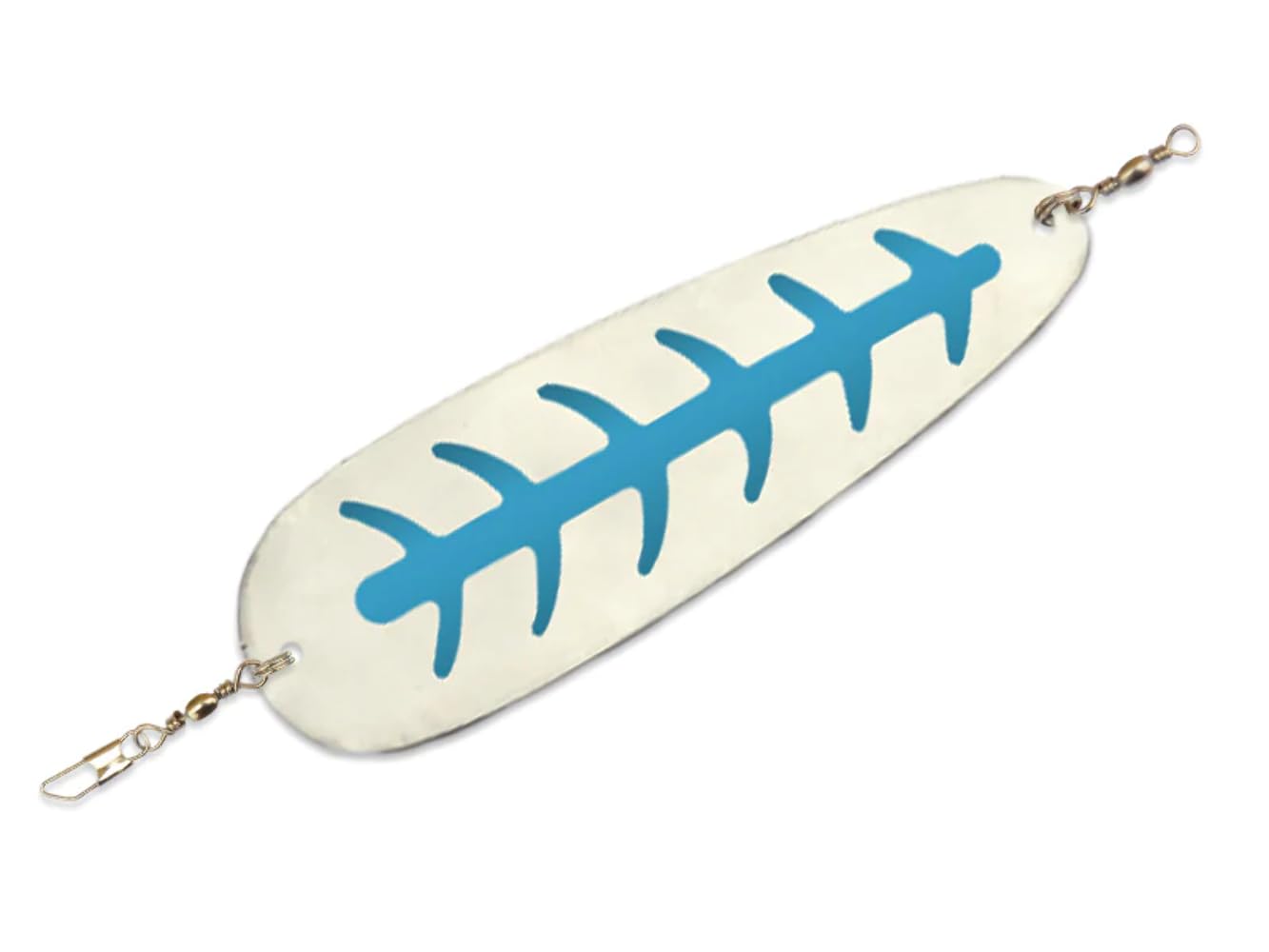 Mack's Lure Shasta Tackle 3136-3 Sling Blade green, packaging image for quick shopping.