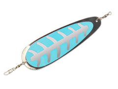 Mack's Lure Sling Blade UV 4in dodger shows compact action for tight trolling setups.