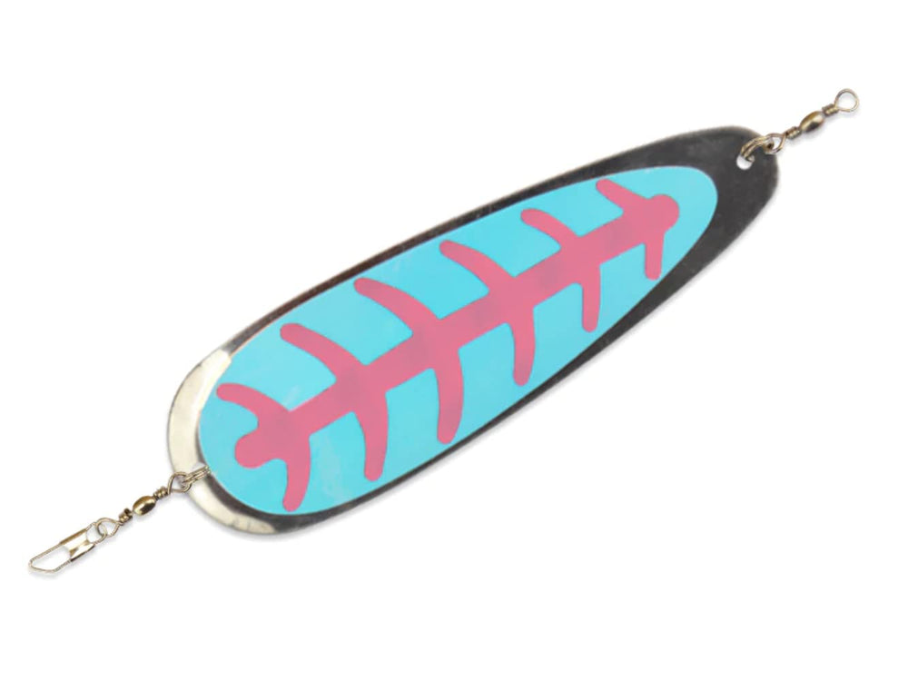 Mack's Lure Sling Blade UV 6in dodger balances size and flutter for mid-depth trolling.