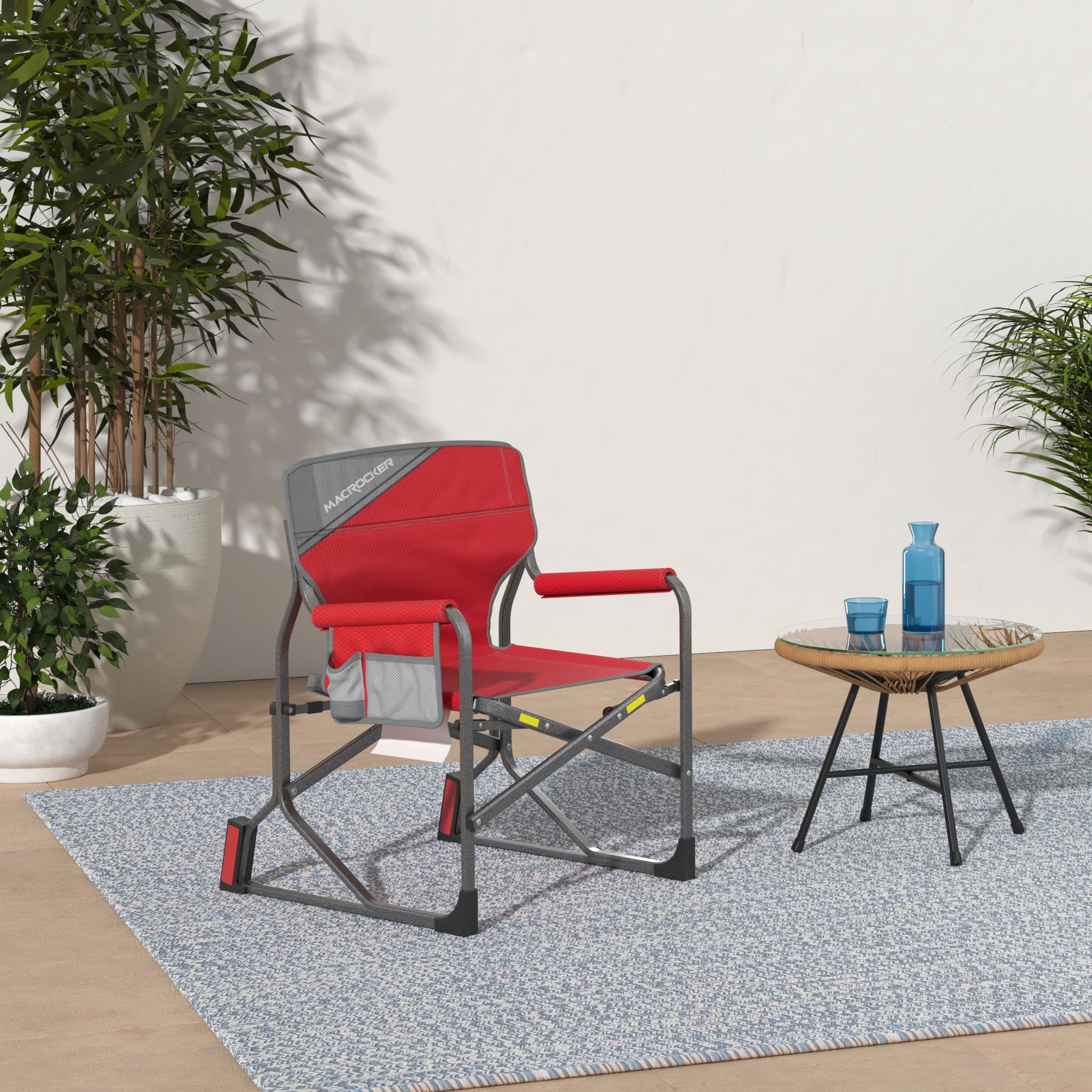 MacSports MacRocker open-chair: comfortable seat for riverside rests and family picnics.