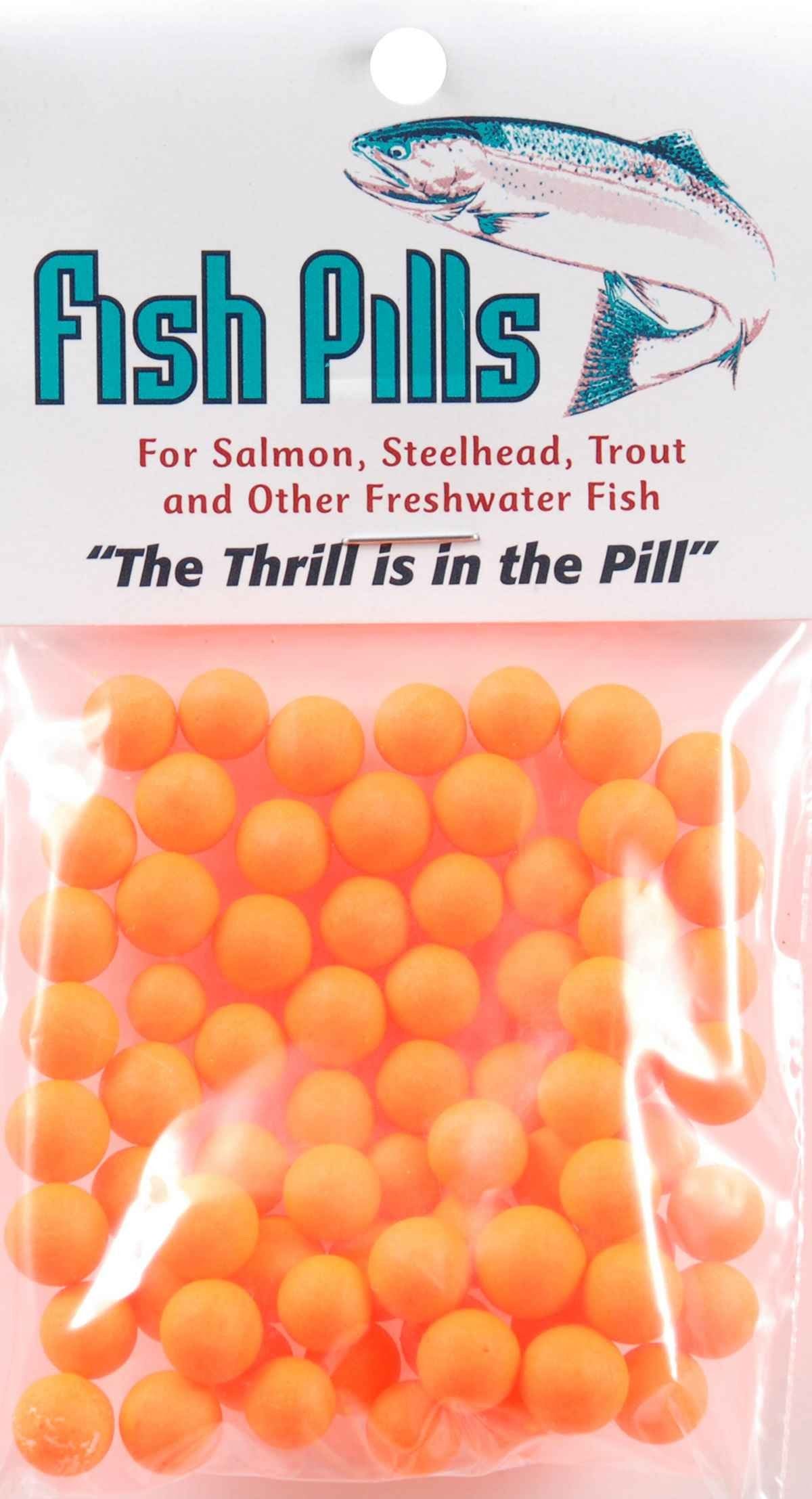 Mad River Fish Pills FLO orange size 2 for on-the-water lure prep and quick use.