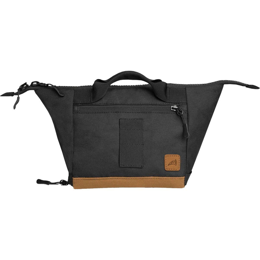 Mad Rock Hanger Chalk Pot Black 0 — top view showing secure closure and easy chalk access
