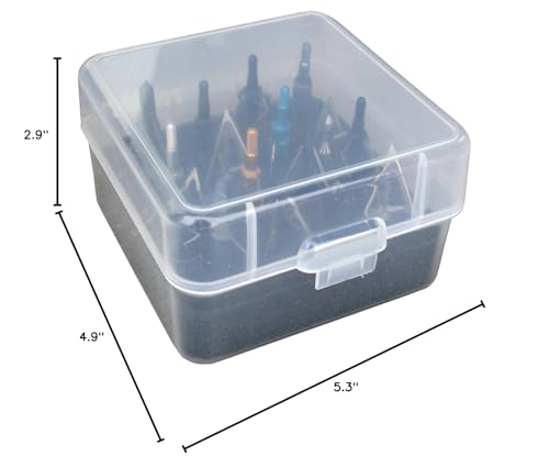 Made in USA label on MTM BH16 Broadhead Box