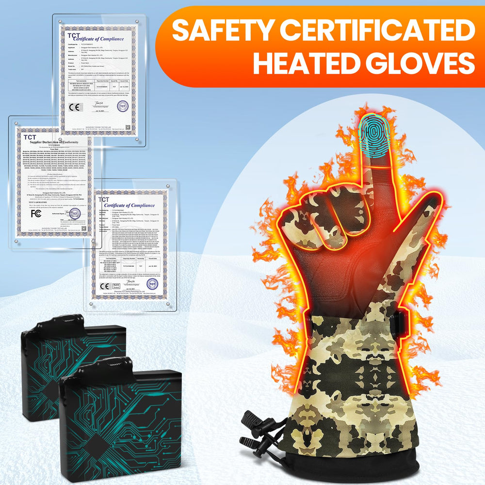 MADETEC heated gloves support full touchscreen use without removing gloves
