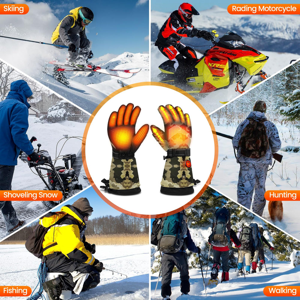 MADETEC heated gloves ready for winter adventures like camping