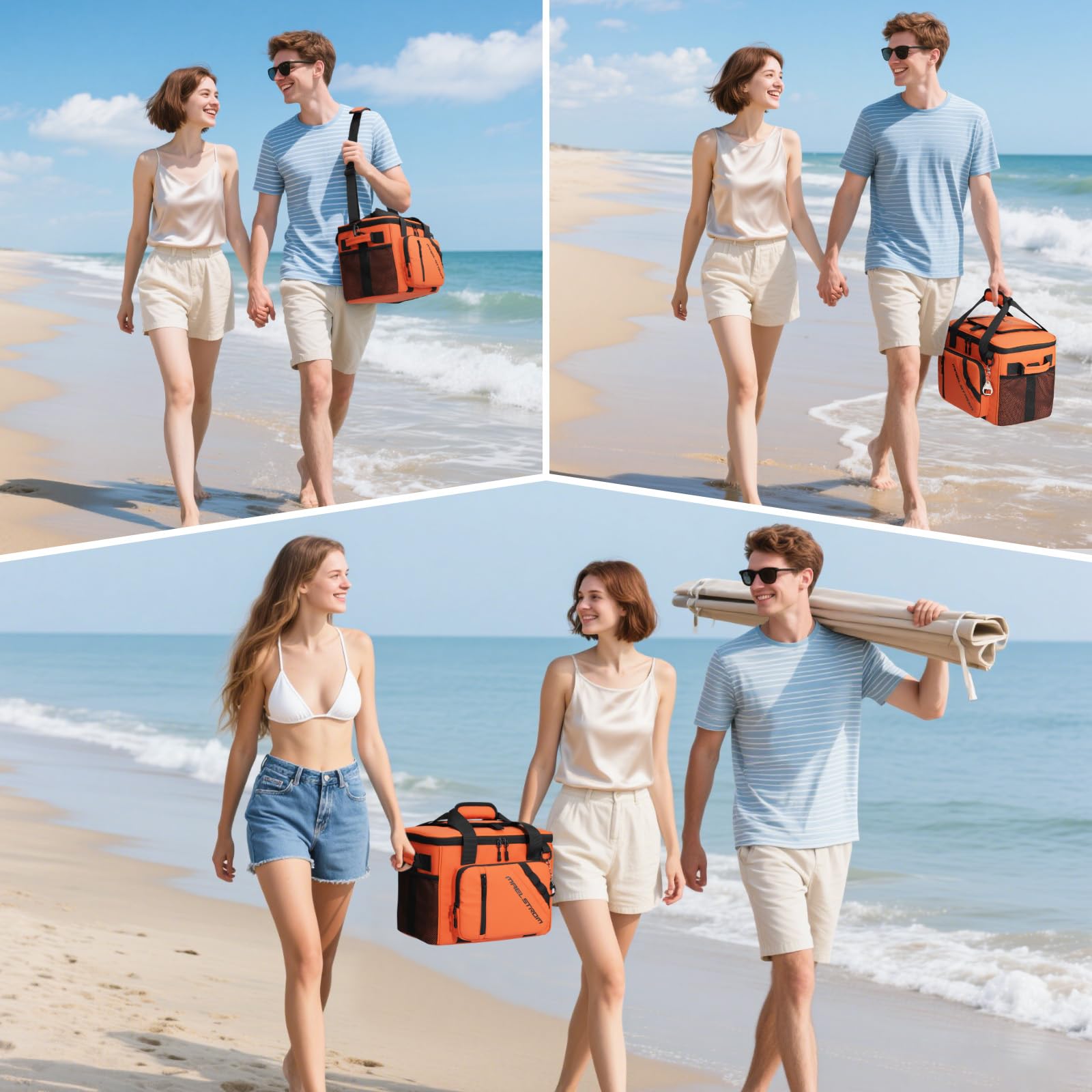 Maelstrom collapsible cooler saves trunk space during travel