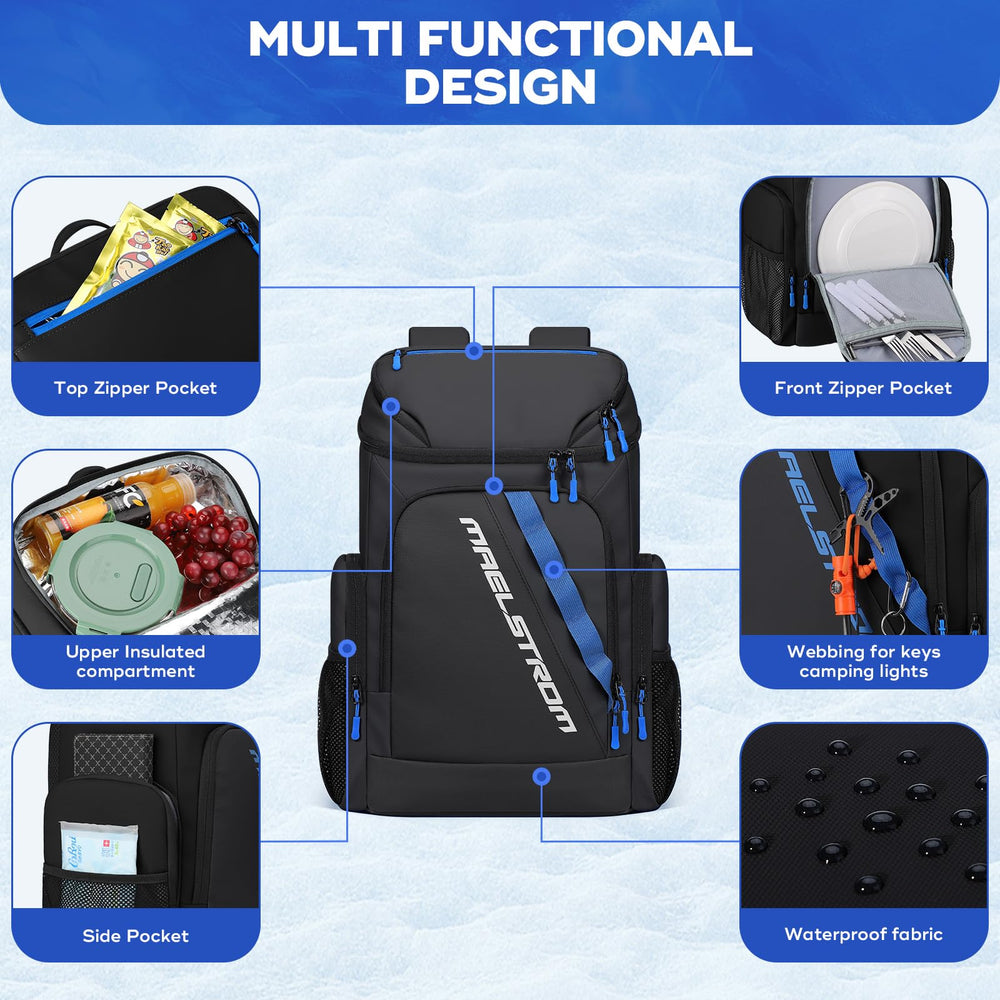 Maelstrom Backpack Cooler bottle opener detached offers convenient drinks on the move